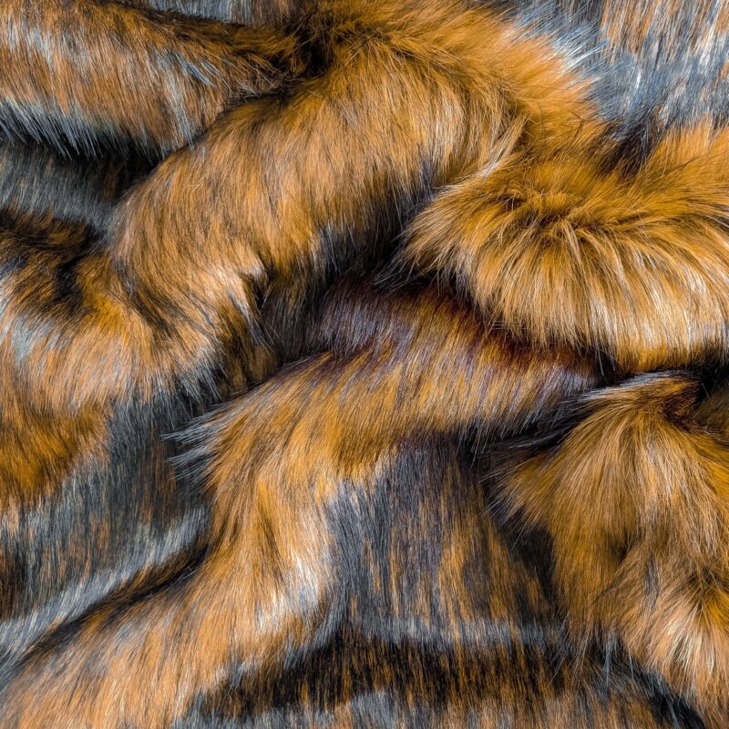 chestnut-faux-fur-fabric-with-folds