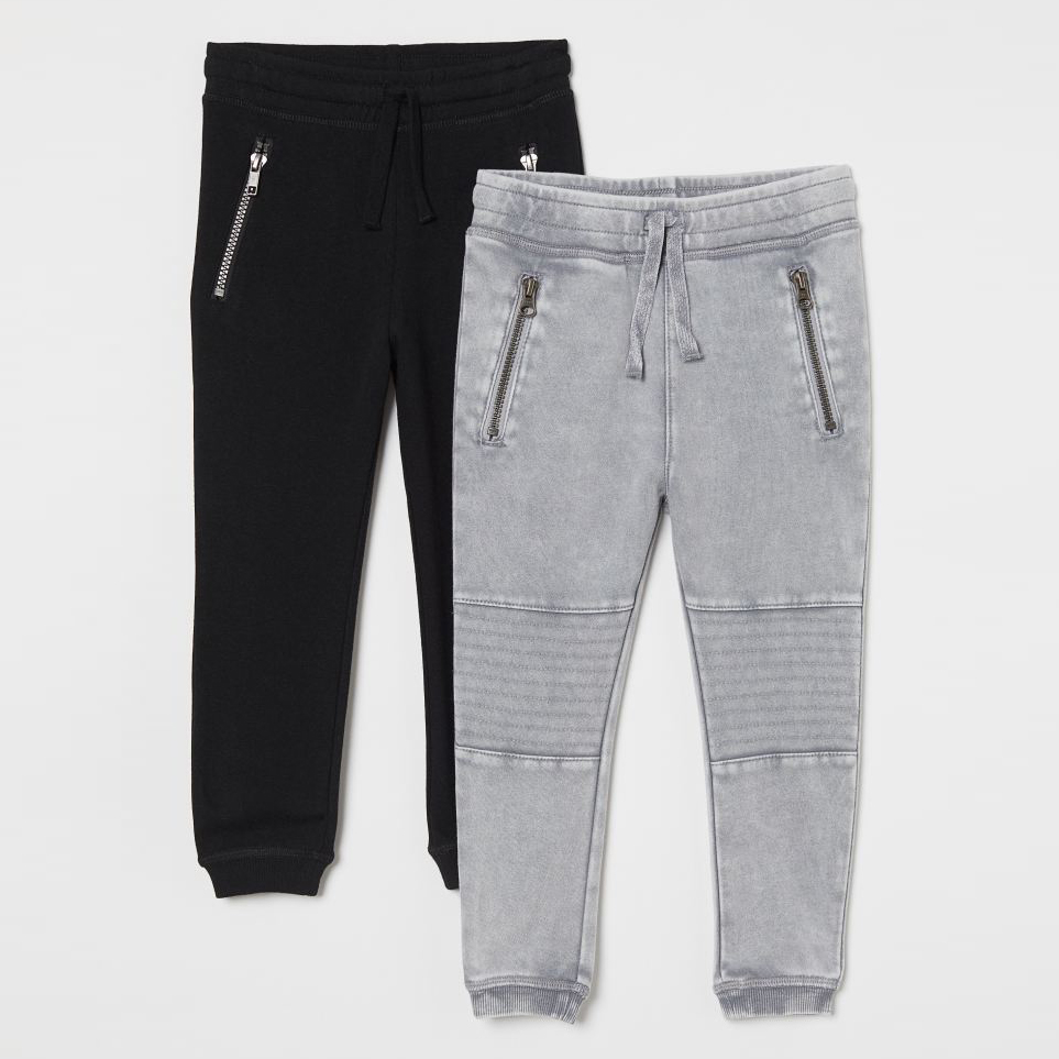 Contrast Panel Colorblock Sweatpants Chenille Applique Bulk Factory (2)