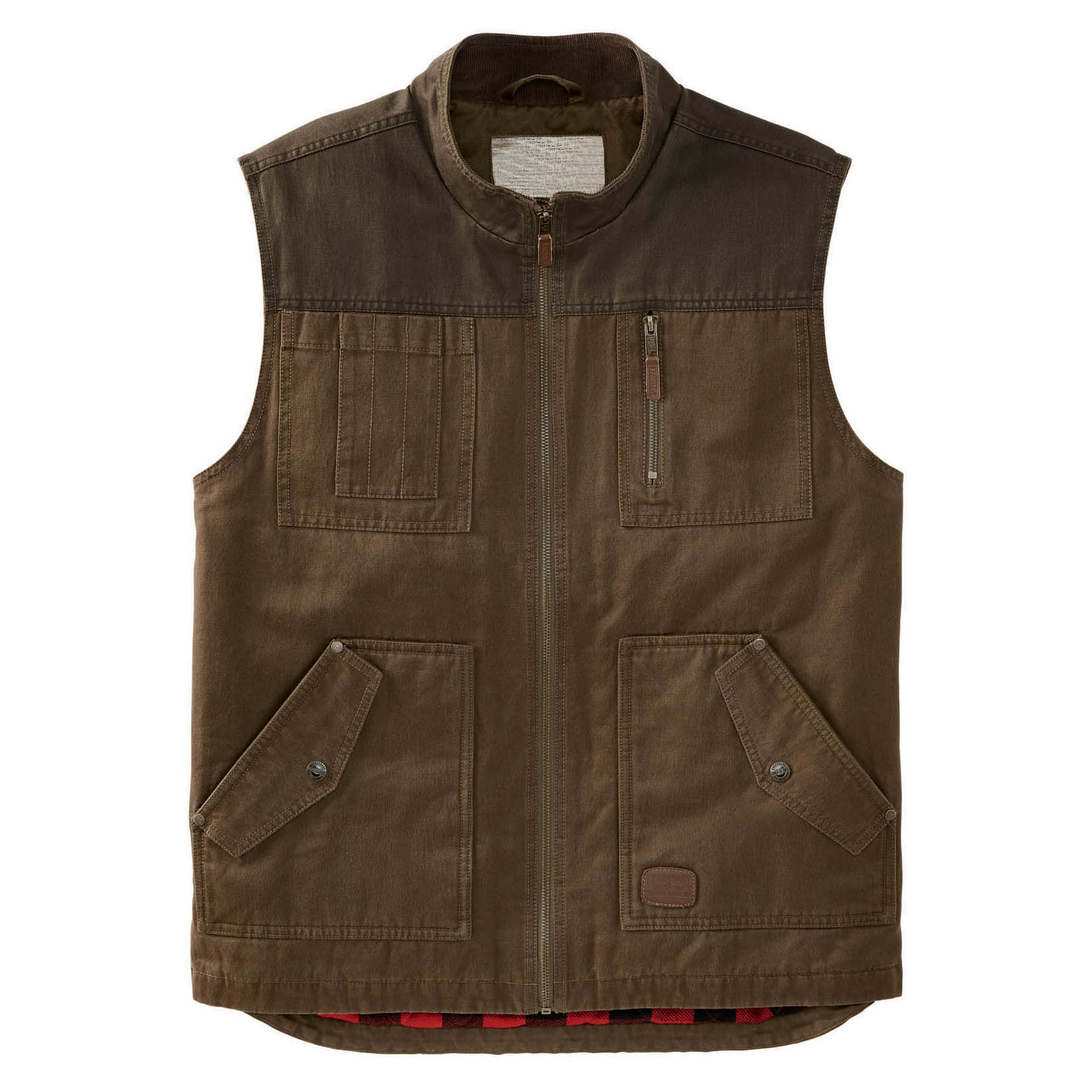 Utility Vest Men's Warm Vest Sleeveless Jacket MultiColor Highly Warmth Sherpa Inner Light Weight Cargo Multi Pocket (1)