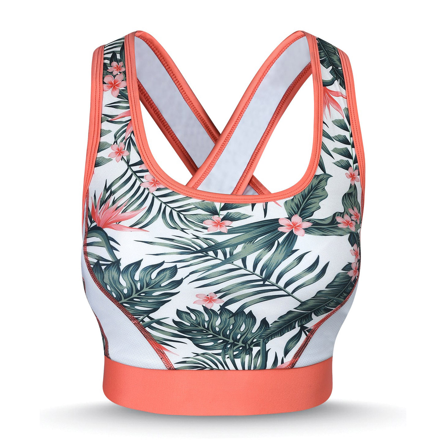 Women’s Quick Dry Crossback Yoga Bra and Leggings Set Custom Sublimation Sportswear Wholesale Gym Apparel (5)